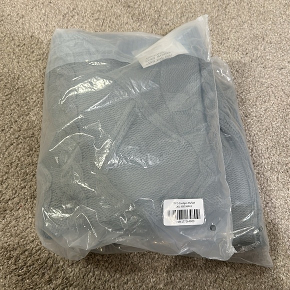 Taylor Swift The Tortured Poets Department Gray Grey Cardigan - Picture 6 of 6